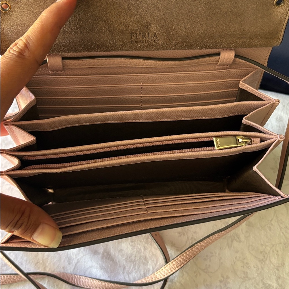 Furla Pink Crossbody Bag - Brand New with Furla paperwork. - Picture 8 of 9